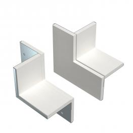 Wall connection sets, 2-sided, for corner mounting